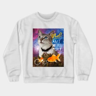 Emotional Cat Crewneck Sweatshirt